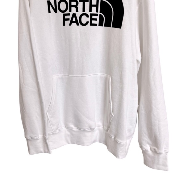 The North Face Half Dome Logo Pullover Hoodie Long Sleeves Kangaroo Pockets New - Picture 5 of 12
